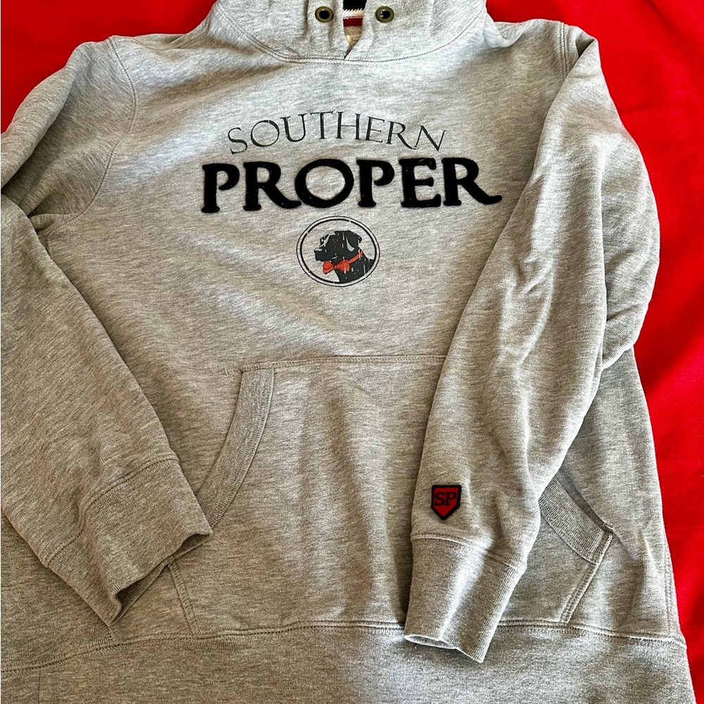 Southern Proper Hoodie. Gray. Lived In Comfort.